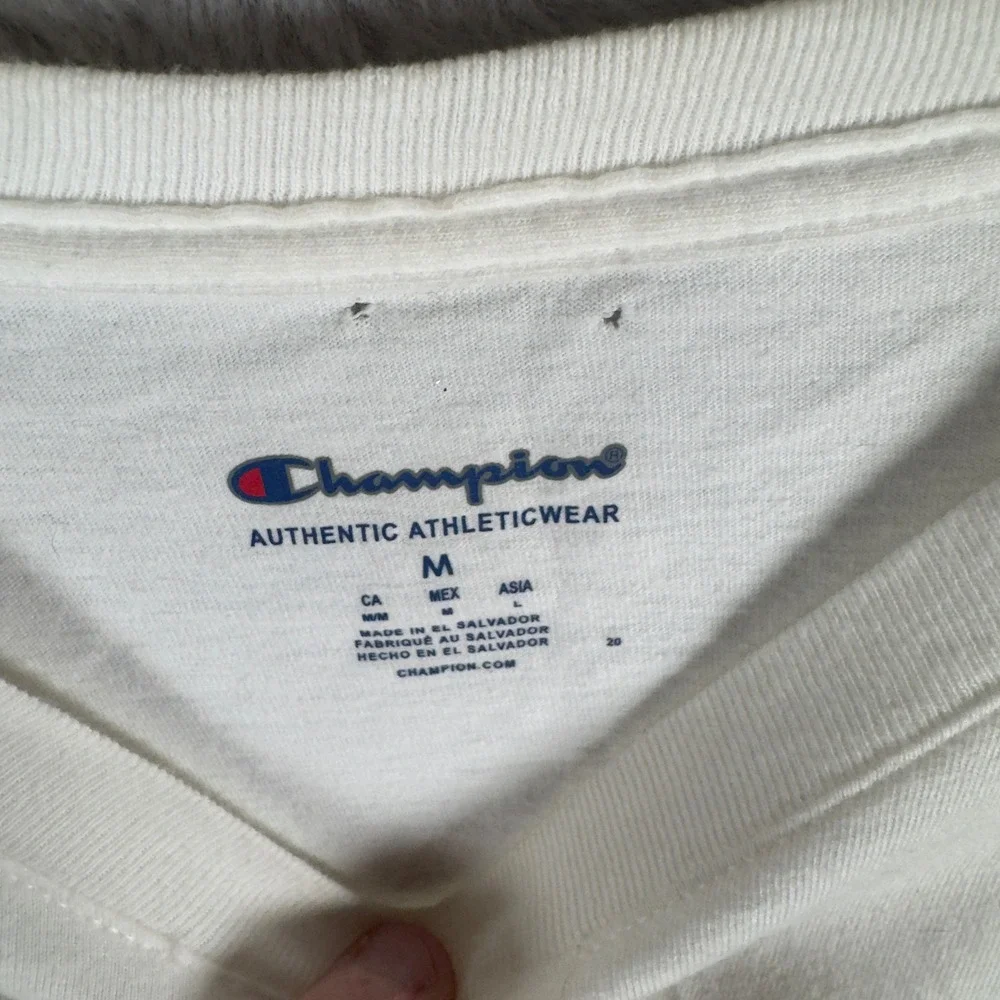 Champion Mens White International Flags Graphic T-Shirt Size Medium - Picture 2 of 5